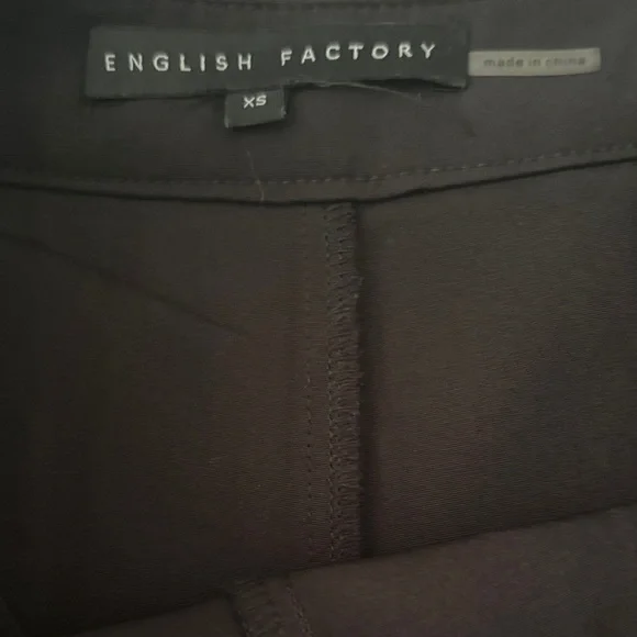 English Factory Black Skater Skirt